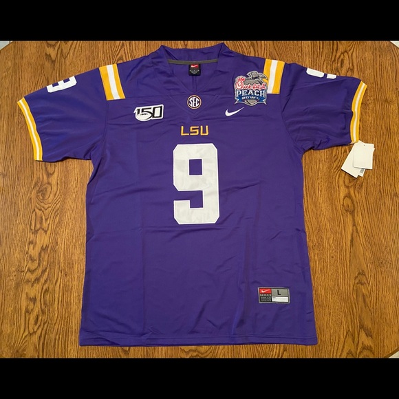 authentic joe burrow lsu jersey